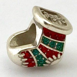 Brighton Blingy Stocking Christmas Bead, JC2423